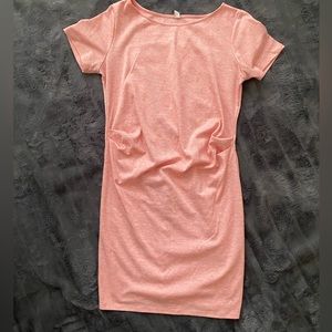 PinkBlush Maternity Salmon colored dress